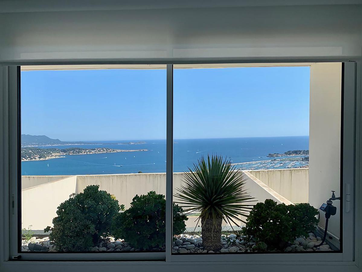 Design Apartment - Pool, Large Terrace And Panoramic Views Of Mediterranean Bandol Luaran gambar