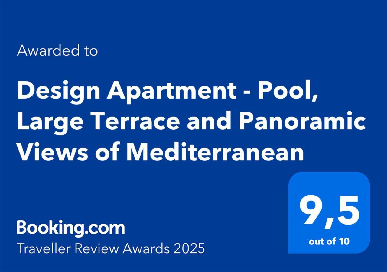 Design Apartment - Pool, Large Terrace And Panoramic Views Of Mediterranean Bandol Luaran gambar